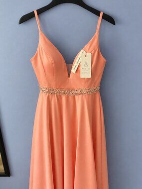 Rose Pink Ball gown/wedding/prom styled dress